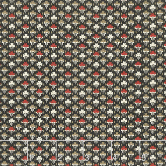 Blessed Beyond Measure - Clover Black Yardage