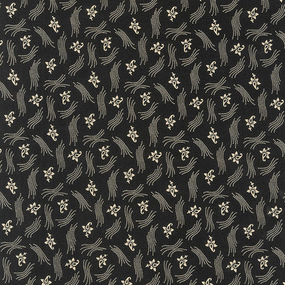 Blessed Beyond Measure - Flourish Black Yardage