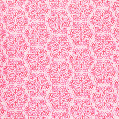 Blissful Blooms - Damask Pink Yardage