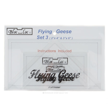 Bloc Loc Flying Geese Ruler Set 2 - FG-Set#2