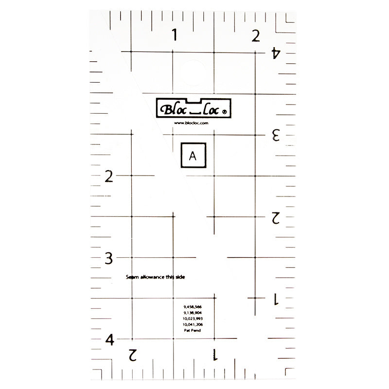 Bloc Loc Half Rectangle Triangle Ruler Set Primary Image