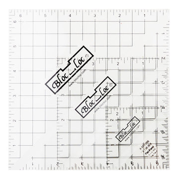 Bloc Loc Square Up Ruler Combo Set #2 (includes 2.5", 4.5" and 6.5" rulers)