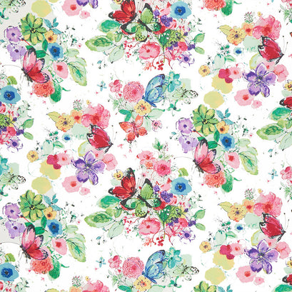 Bloom Bloom Butterfly - Meadowland Carnation Yardage