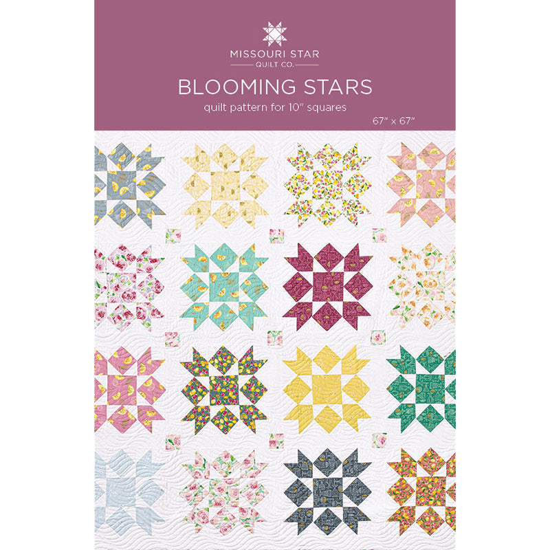 Blooming Stars Quilt Pattern by Missouri Star
