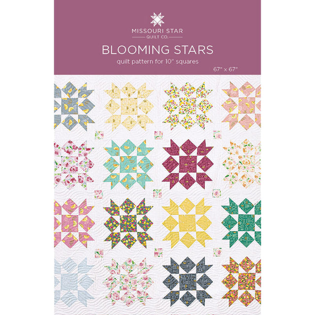Blooming Stars Quilt Pattern by Missouri Star