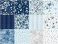 Blue Breeze Fat Quarter Crystals