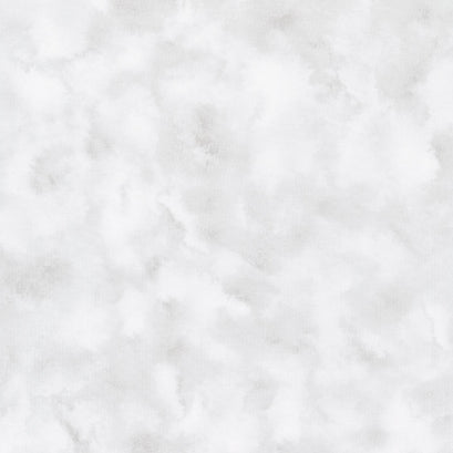 Blue Breeze - Watercolor Texture Gray Yardage