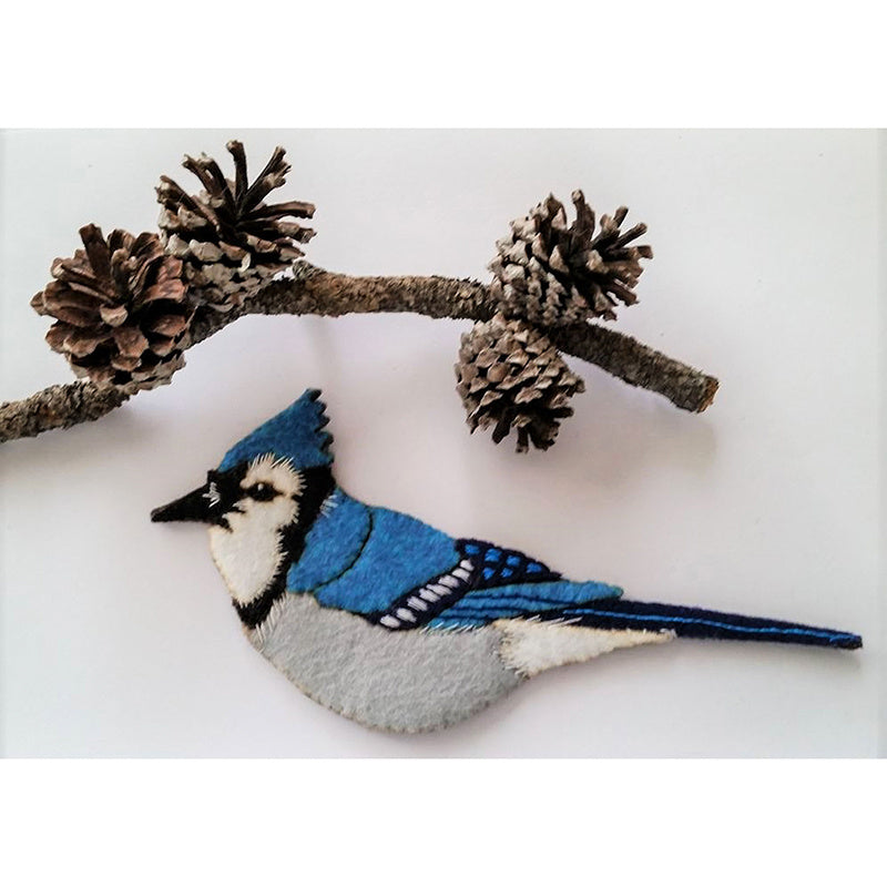 Blue Jay Wool Felt Ornament Kit Primary Image