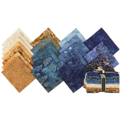 Blue Ridge Mountain Batiks Fat Quarter Bundle