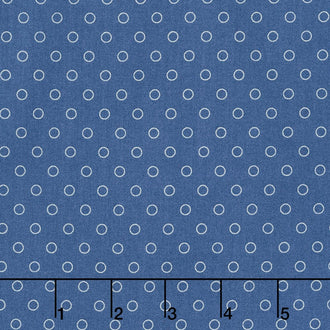 Blue Sky - Bubbles Full Moon Yardage