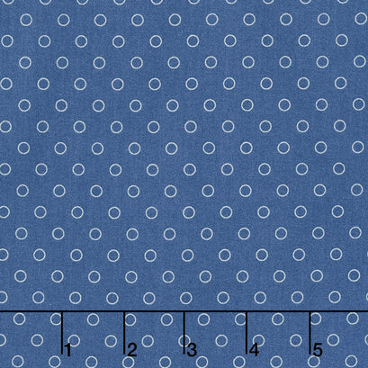 Blue Sky - Bubbles Full Moon Yardage