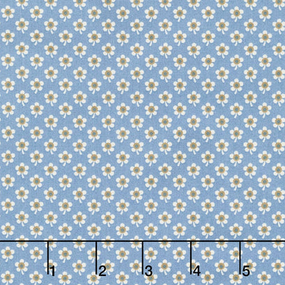 Blue Sky - Daisy Baltic Yardage