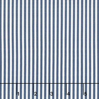 Blue Stitch - Stripes Navy Yardage