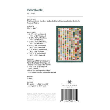 Boardwalk Quilt Pattern by Missouri Star
