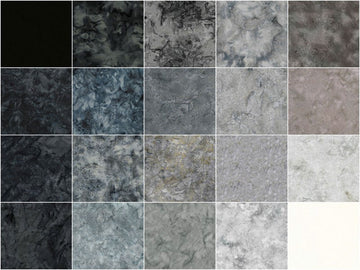 Bodacious Black Batik Solids Fat Quarter Bundle