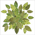 Bohemian Chic Batik Leaves Fusible Appliqué Shapes Primary Image