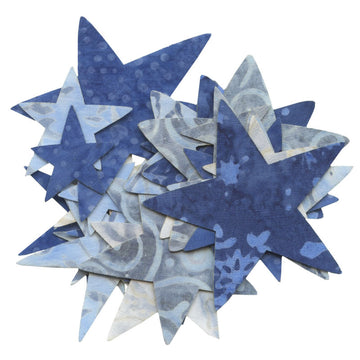Bohemian Chic Batik Stars Fusible Appliqué Shapes Alternative View #1