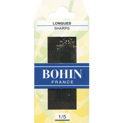 Bohin Sharps Needles - Assorted Sizes 1/5