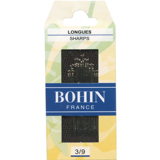 Bohin Sharps Needles - Assorted Sizes 3/9