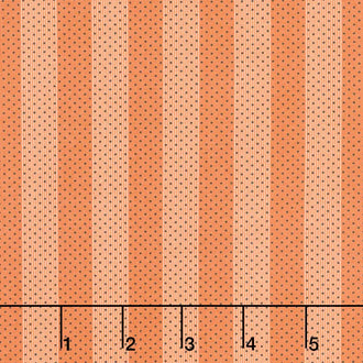 Bonnie Lane - Awning Stripe Coral Yardage