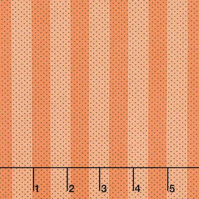 Bonnie Lane - Awning Stripe Coral Yardage
