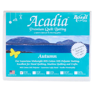 Bosal Acadia Premium Cotton-Poly Batting Crib