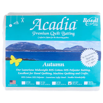 Bosal Acadia Premium Cotton-Poly Batting Queen