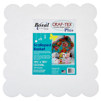 Bosal Craf-Tex Plus Double-Sided Fusible Scalloped Basket