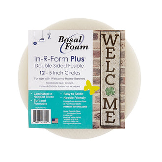 Bosal In-R-Form Plus Double Sided Fusible 12 - 5" Circles