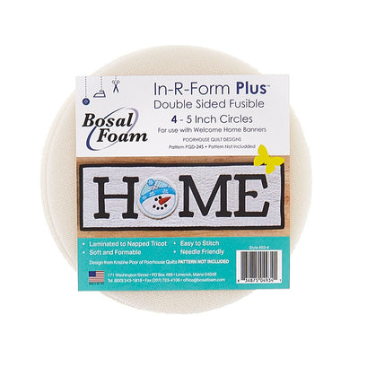 Bosal In-R-Form Plus Double Sided Fusible 4 - 5" Circles