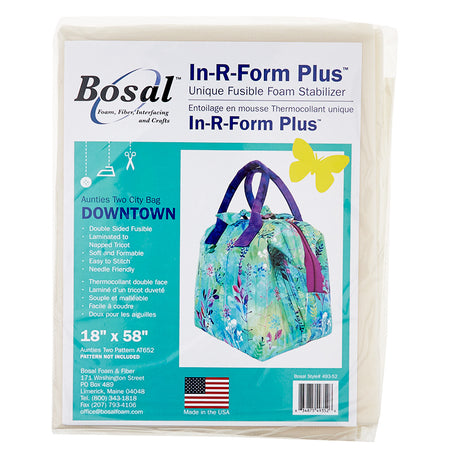 Bosal In R Form Foam Stabilizer Fusible Double Sided Table Squares 2pc