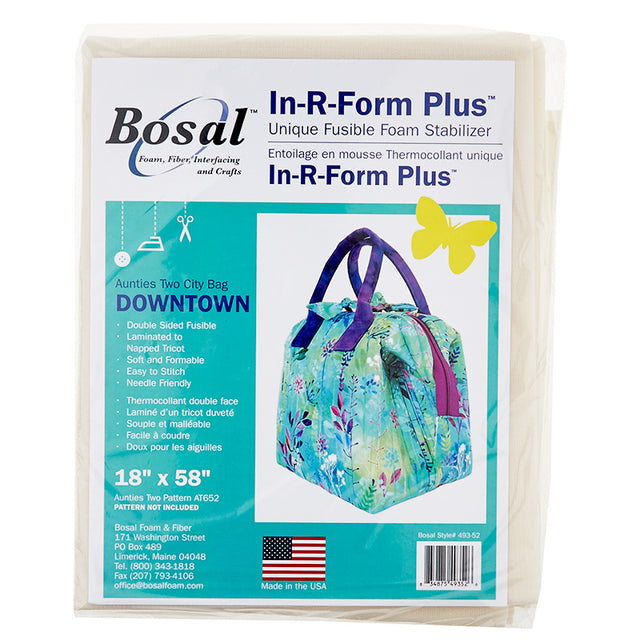 Bosal In-R-Form Plus Double Sided Fusible Foam Stabilizer - City Bag Downtown - 18" x 58" Primary Image