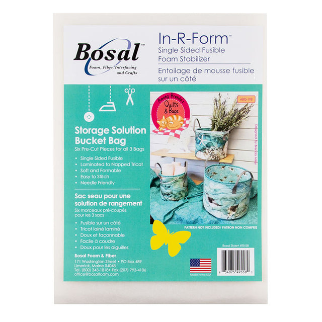 Bosal In-R-Form Single Sided Fusible Foam Stabilizer - Storage Solution Bucket Bag Primary Image