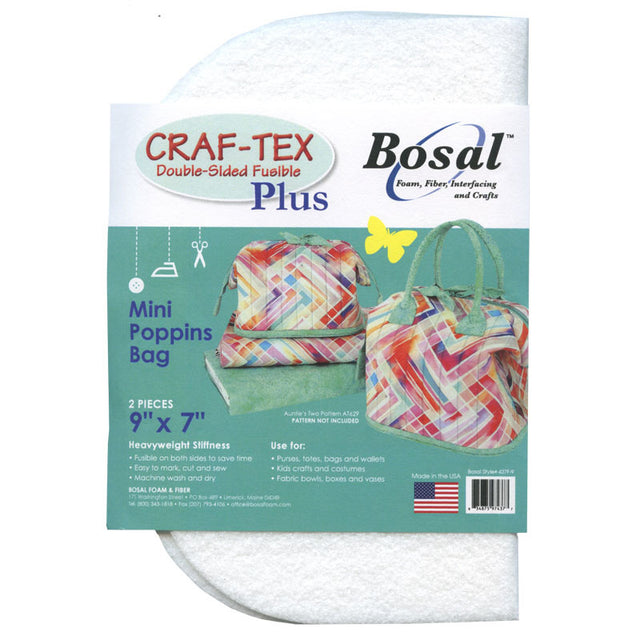 Bosal Mini Poppins Bag Craf-Tex Plus Double-Sided Fusible Stabilizer Primary Image