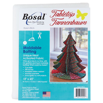 Bosal Moldable Batting - Tabletop Tannenbaum