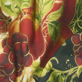 Bounty of the Season - Fruit Black Metallic Yardage
