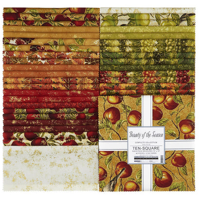 Bounty of the Season Metallic Ten Squares