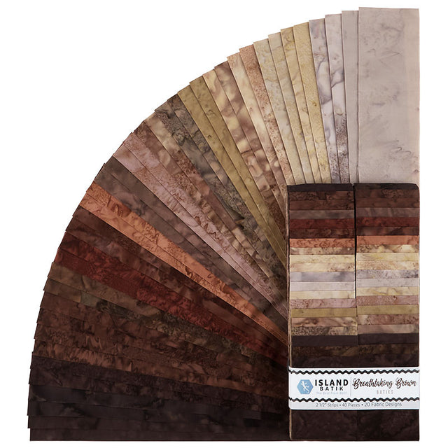 Breathtaking Brown Batik Solids Strips Primary Image