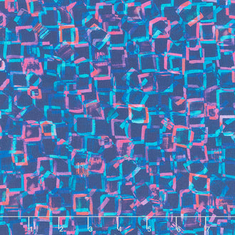 Bright Side - Squares Lake Digitally Printed Yardage