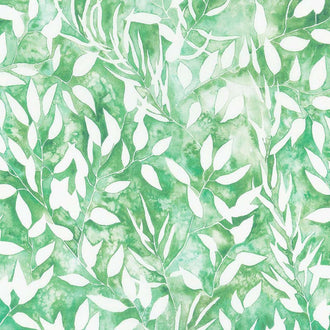 Brightly Blooming - Botanical Mochi Leaf Digitally Printed Yardage