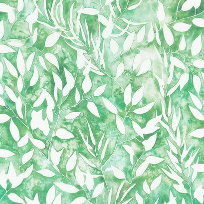 Brightly Blooming - Botanical Mochi Leaf Digitally Printed Yardage
