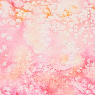 Brightly Blooming - Color Flow Mochi Pink Digitally Printed Yardage