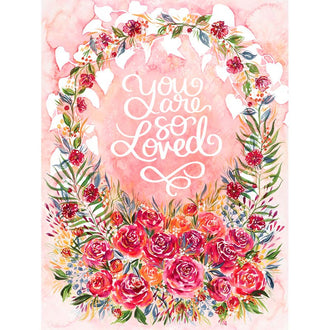 Brightly Blooming - Rosie Love Packaged Multi Digitally Printed Panel