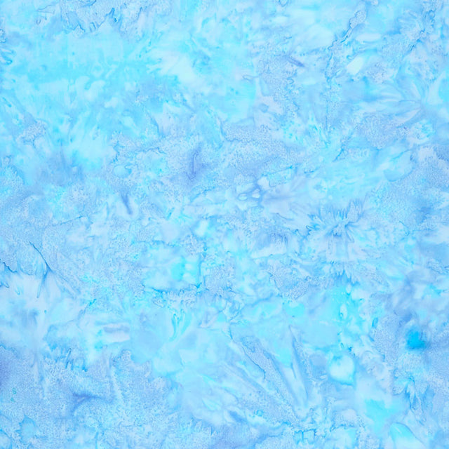 Brilliant Blue Batik Solids - Morning Glory Yardage Primary Image