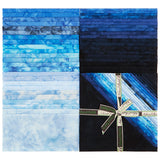 Brilliant Blue Batik Solids Stacks