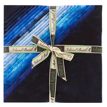 Brilliant Blue Batik Solids Stacks