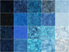 Brilliant Blue Batik Solids Strips