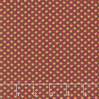 Bristle Creek Farmhouse - Cotton Blossom Red Yardage