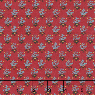 Bristle Creek Farmhouse - Fern Red Yardage
