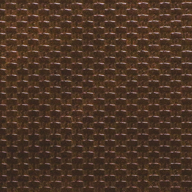 Brown Weave Faux Leather - 1/2 Yard Cut
